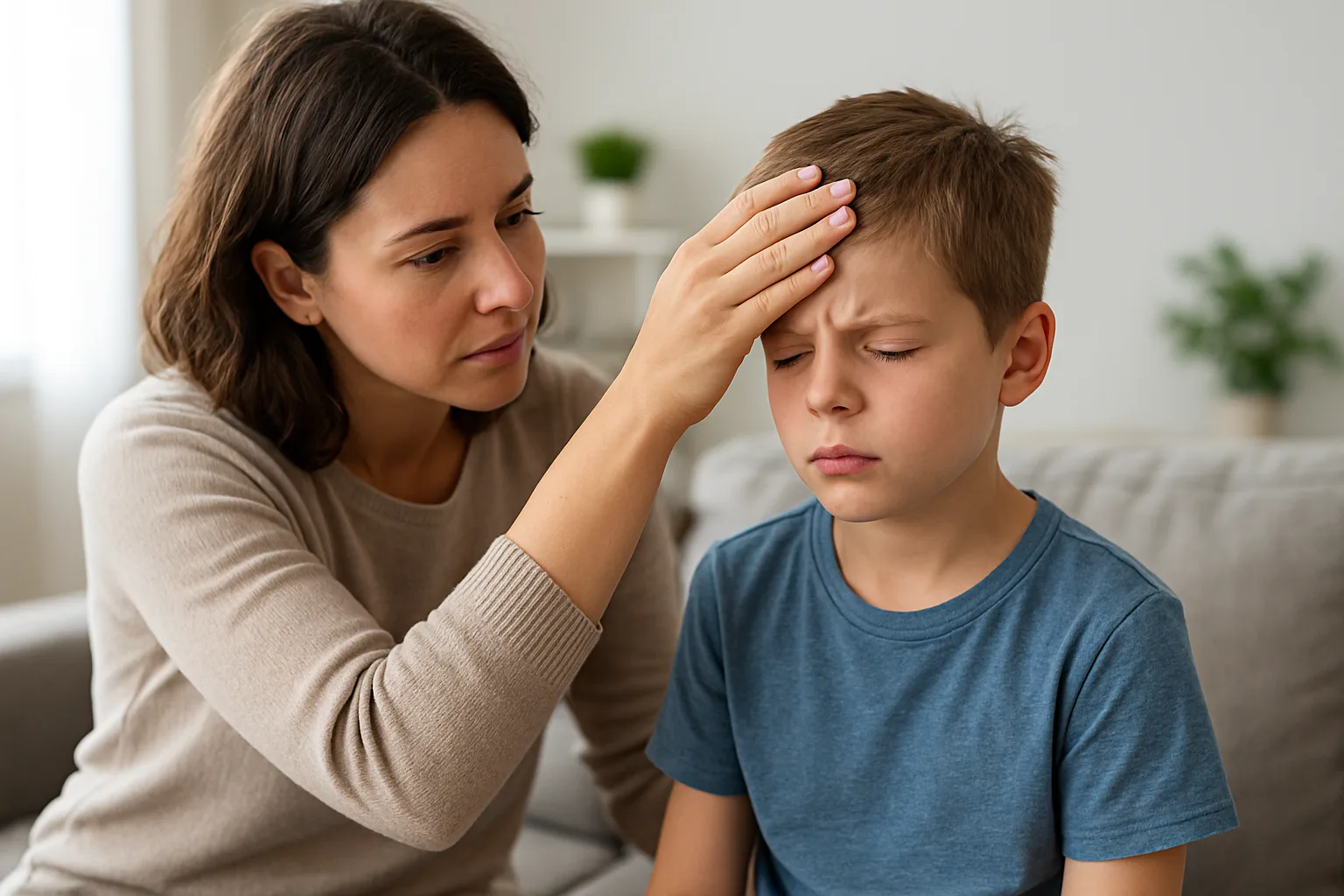 Herstel van een hersenschudding bij kinderen